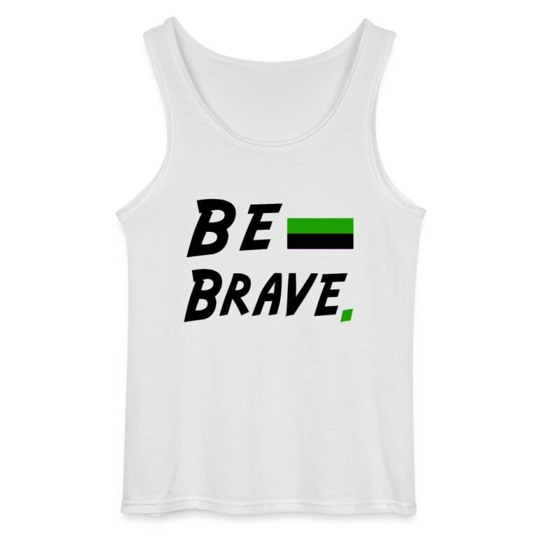 neutrois-be-brave-gildan-maenner-tank-top-weiss