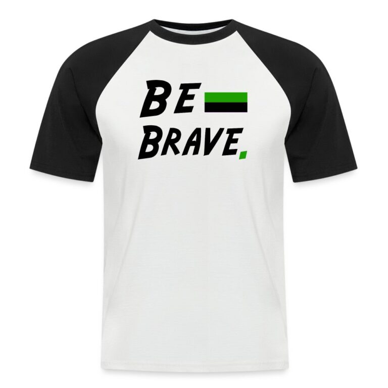 neutrois-be-brave-maenner-baseball-t-shirt-weiss-schwarz