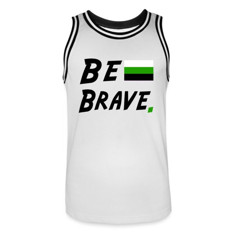 neutrois-be-brave-maenner-basketball-trikot-weiss-schwarz