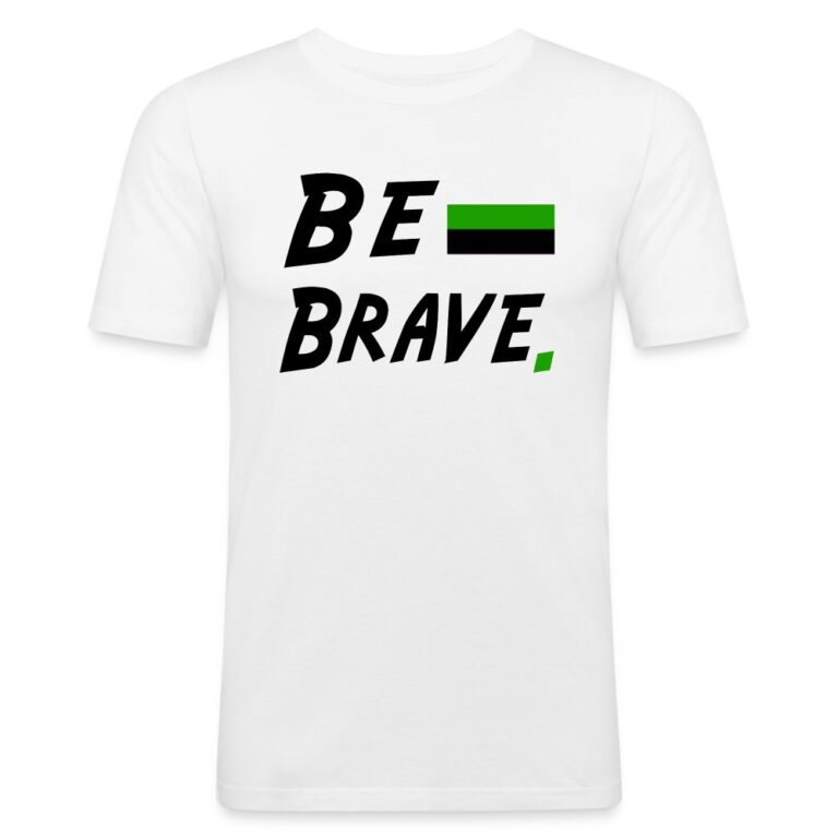 neutrois-be-brave-maenner-slim-fit-t-shirt-weiss