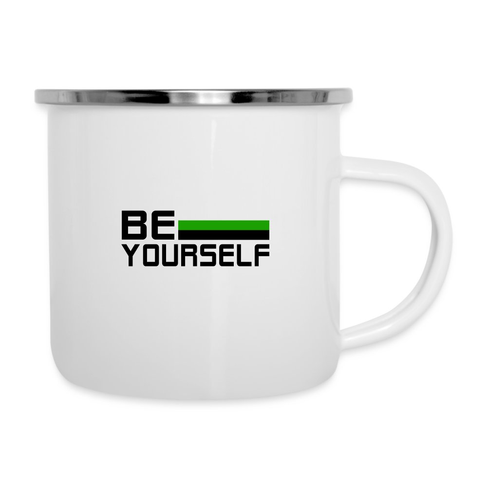 neutrois-be-yourself-emaille-tasse-weiss