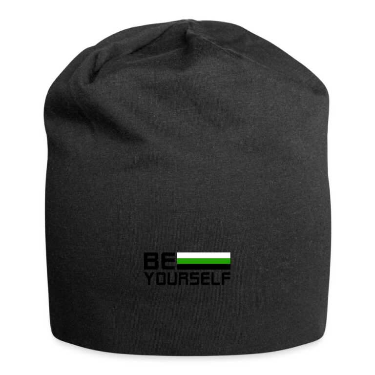 neutrois-be-yourself-jersey-beanie-schwarz