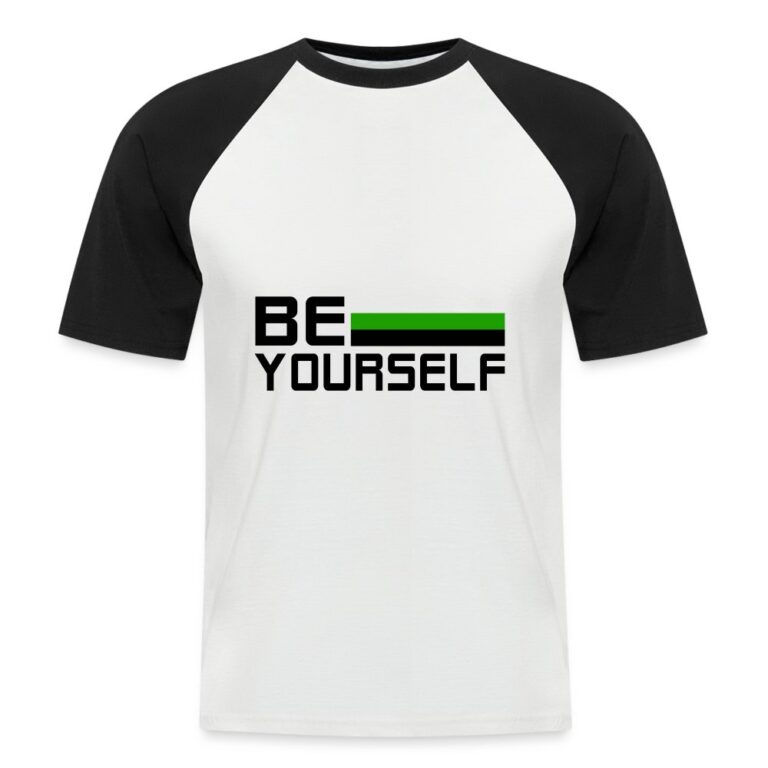 neutrois-be-yourself-maenner-baseball-t-shirt-weiss-schwarz