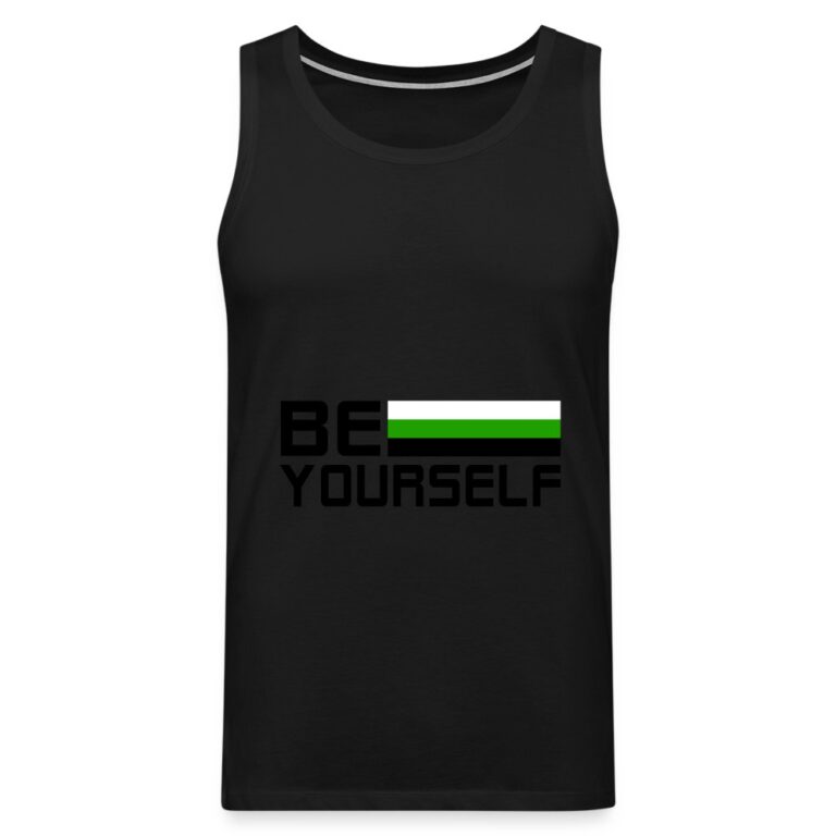 neutrois-be-yourself-maenner-premium-tank-top-schwarz