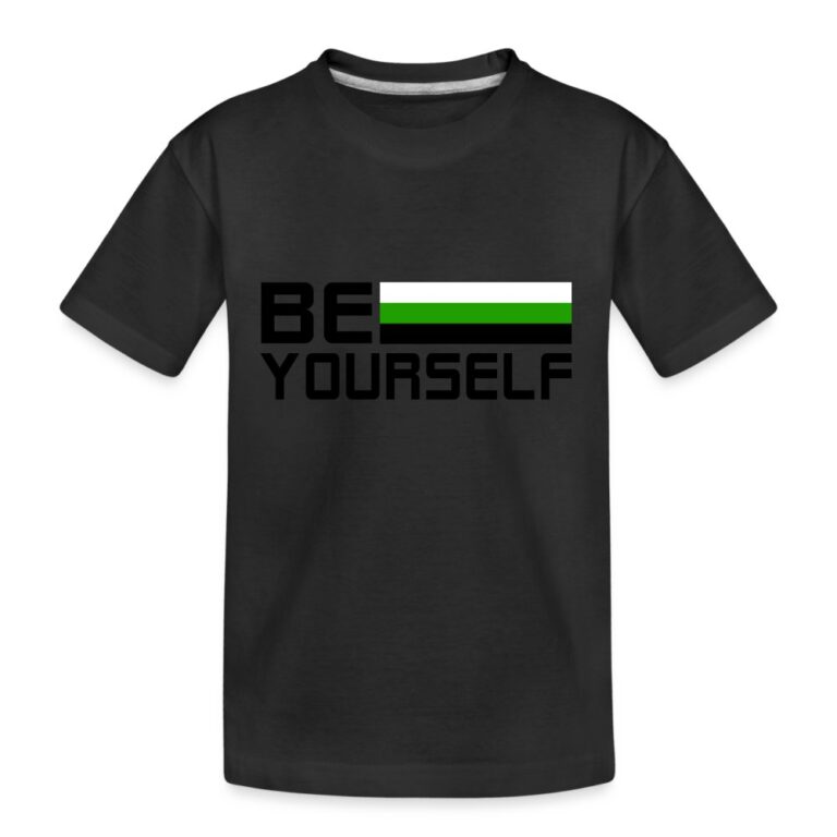 neutrois-be-yourself-teenager-premium-bio-t-shirt-schwarz