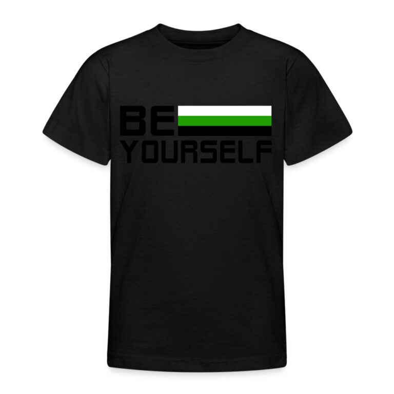neutrois-be-yourself-teenager-t-shirt-schwarz