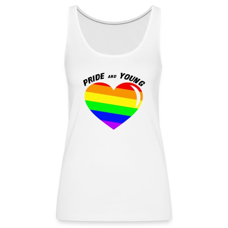 pride-and-young-frauen-premium-tank-top-weiss