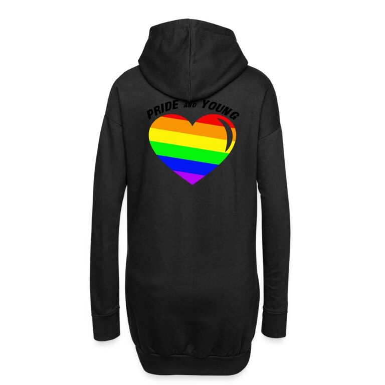 pride-and-young-hoodie-kleid-schwarz