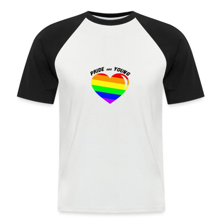 pride-and-young-maenner-baseball-t-shirt-weiss-schwarz