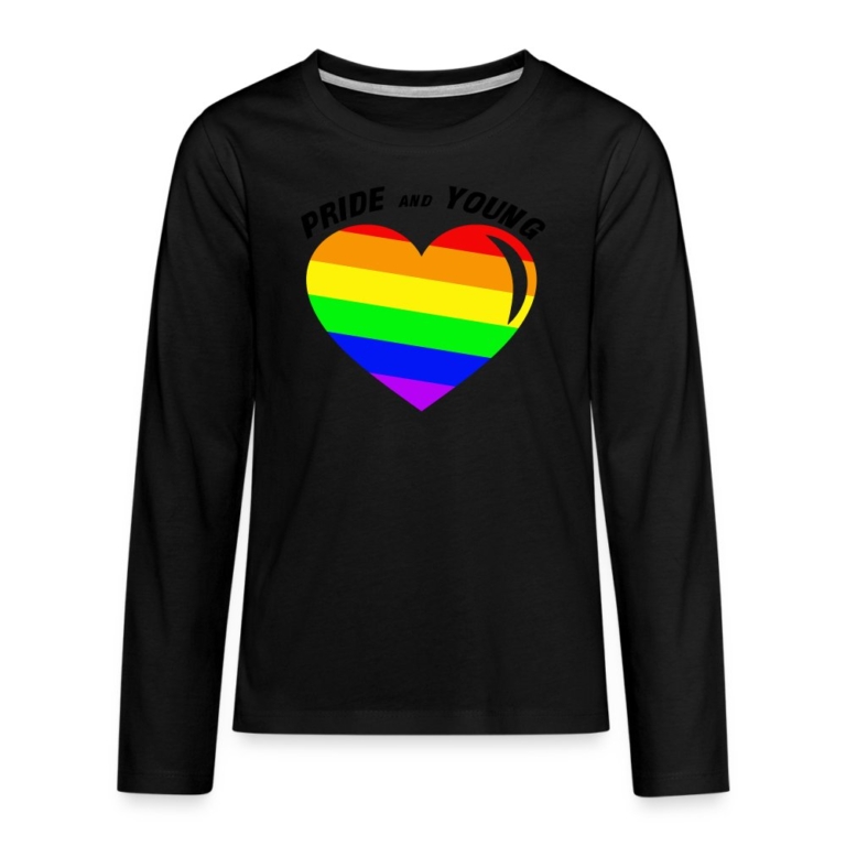 pride-and-young-teenager-premium-langarmshirt-schwarz