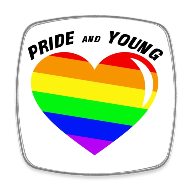 pride-and-young-viereckiger-kuehlschrankmagnet-weiss