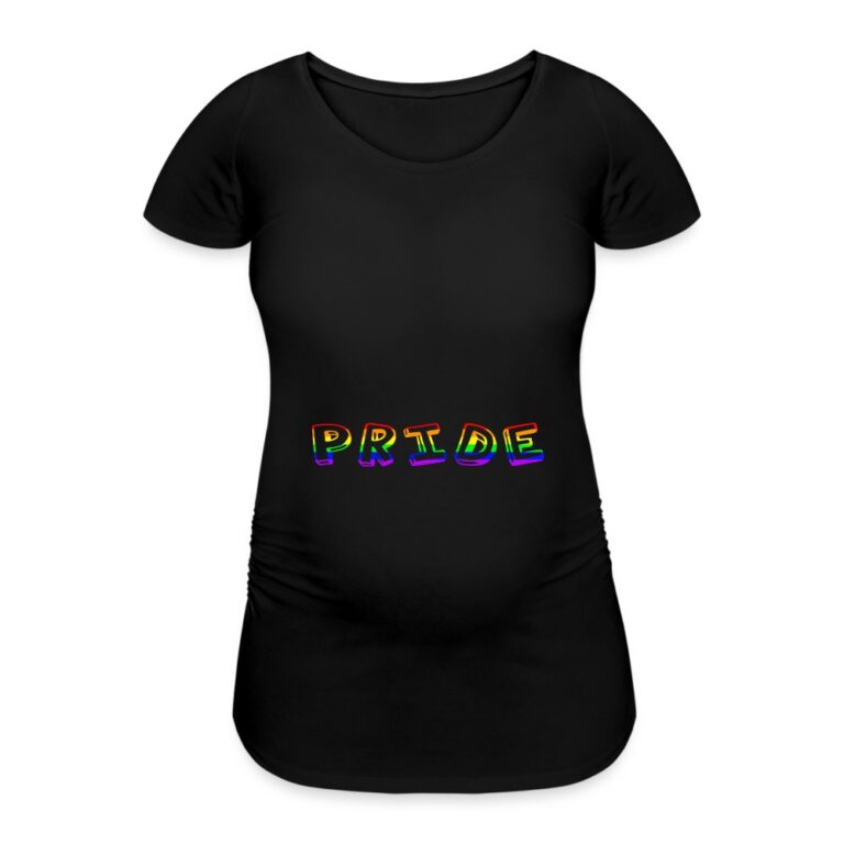 pride-holo-frauen-schwangerschafts-t-shirt-schwarz