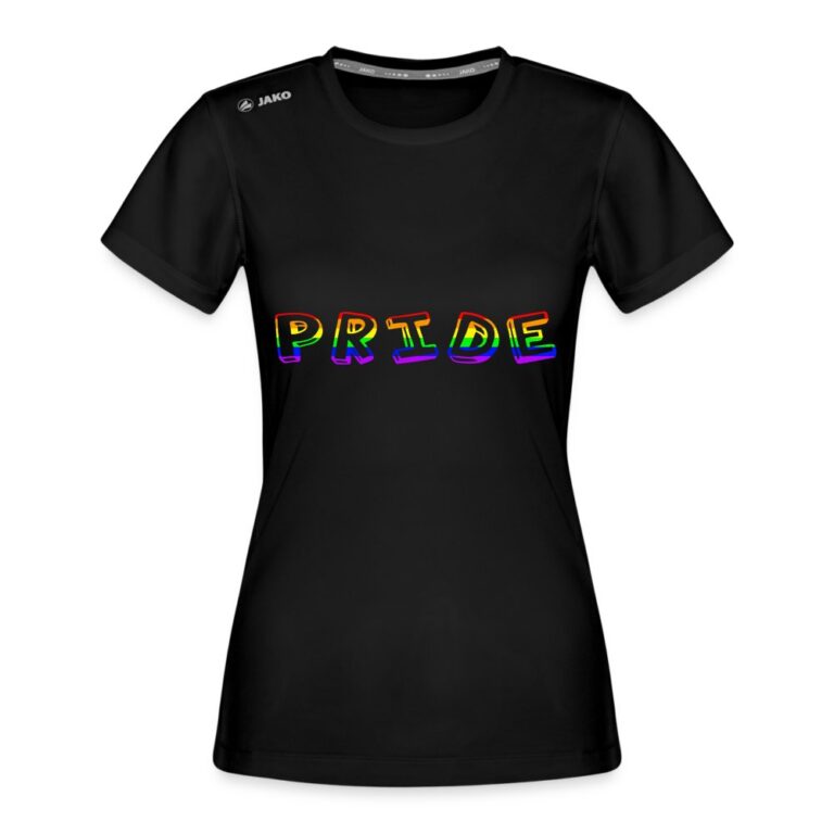 pride-holo-jako-frauen-t-shirt-run-20-schwarz