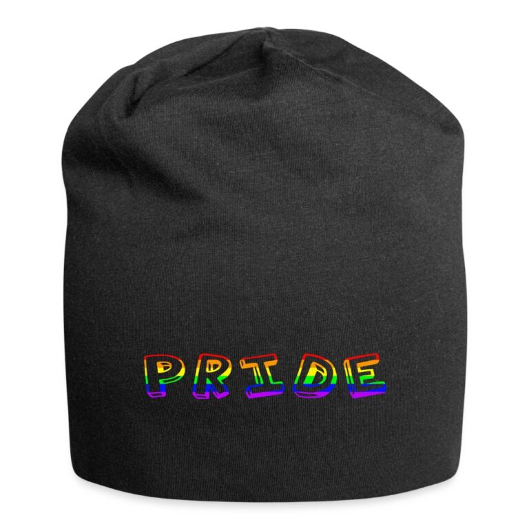 pride-holo-jersey-beanie-schwarz