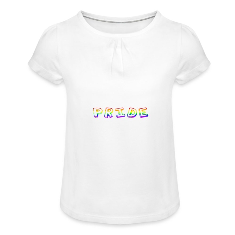 pride-holo-maedchen-t-shirt-mit-raffungen-weiss