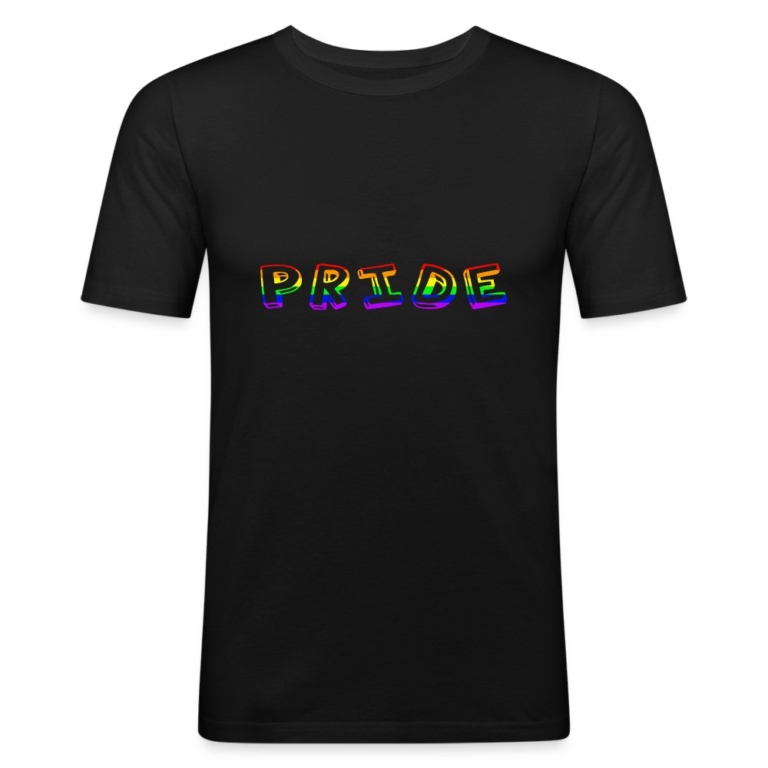 pride-holo-maenner-slim-fit-t-shirt-schwarz