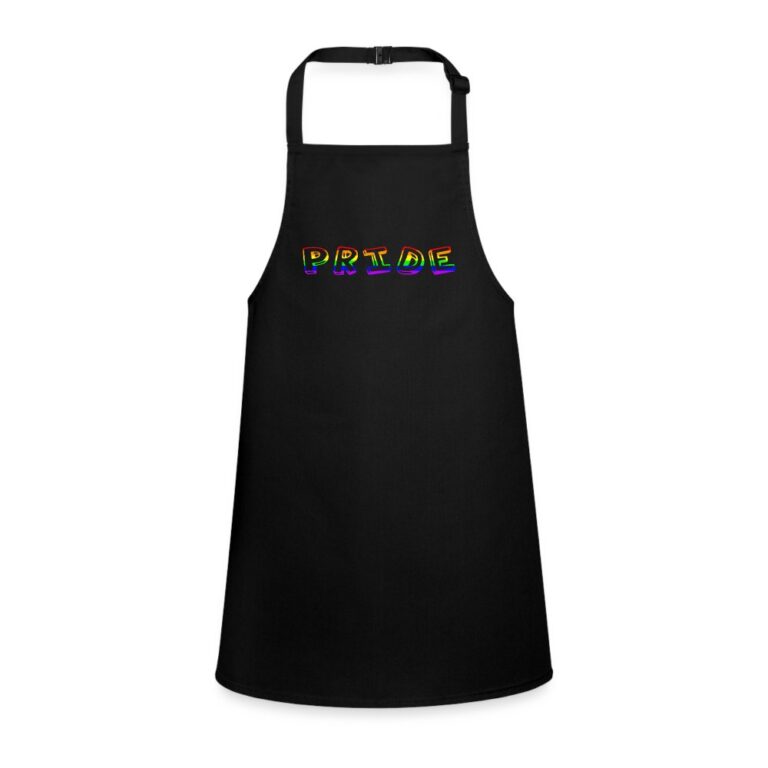 pride-holo-schuerze-fuer-kinder-schwarz