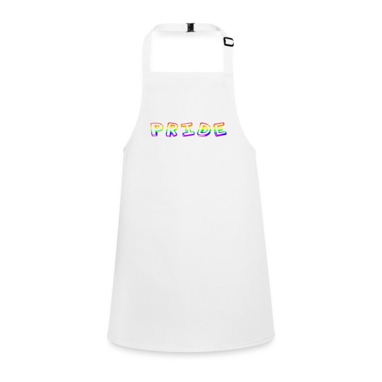 pride-holo-schuerze-fuer-kinder-weiss