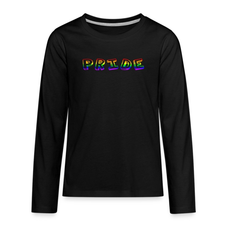 pride-holo-teenager-premium-langarmshirt-schwarz