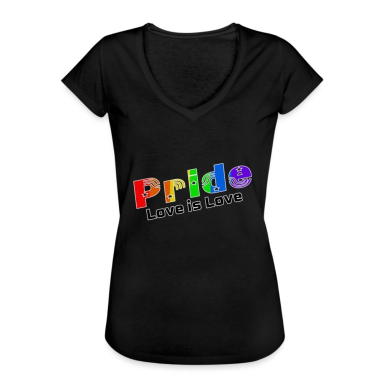 pride-love-is-love-frauen-vintage-t-shirt-schwarz