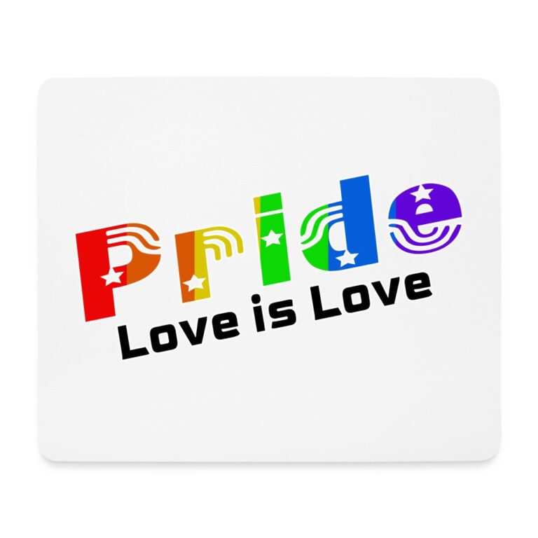 pride-love-is-love-mousepad-querformat-weiss