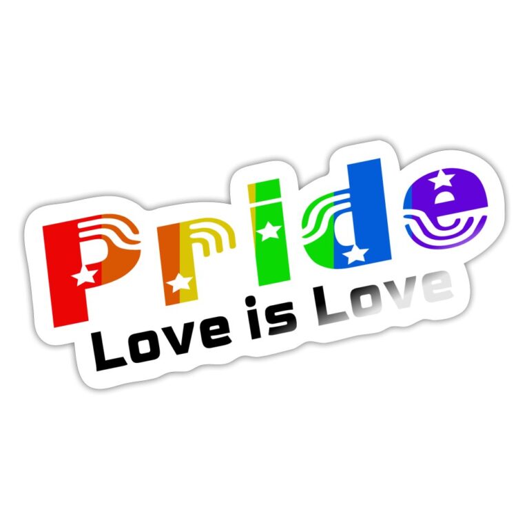 pride-love-is-love-sticker-weiss-glaenzend