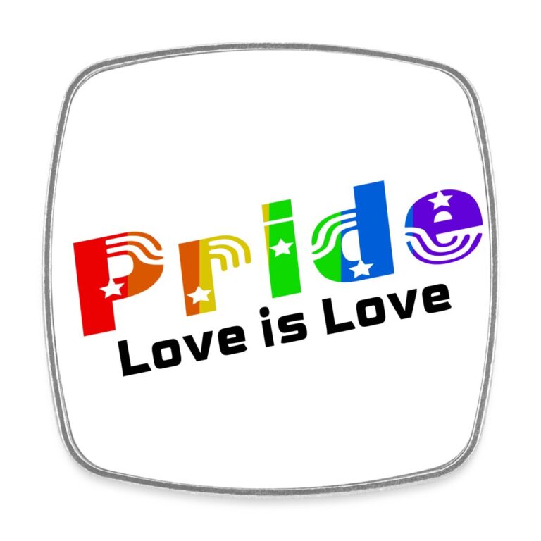pride-love-is-love-viereckiger-kuehlschrankmagnet-weiss