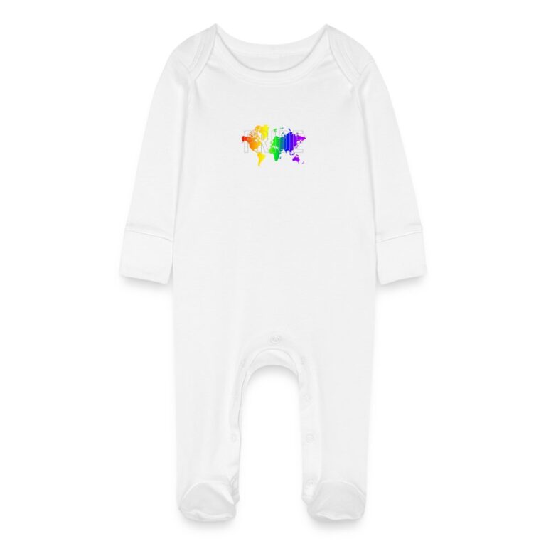 pride-worldmap-baby-bio-schlafanzug-mit-kratzhandschuhen-weiss