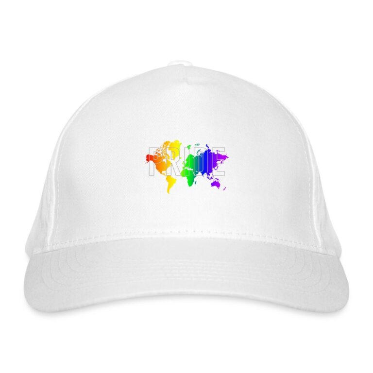 pride-worldmap-bio-baseballkappe-weiss