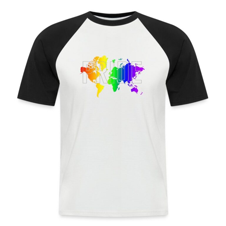 pride-worldmap-maenner-baseball-t-shirt-weiss-schwarz