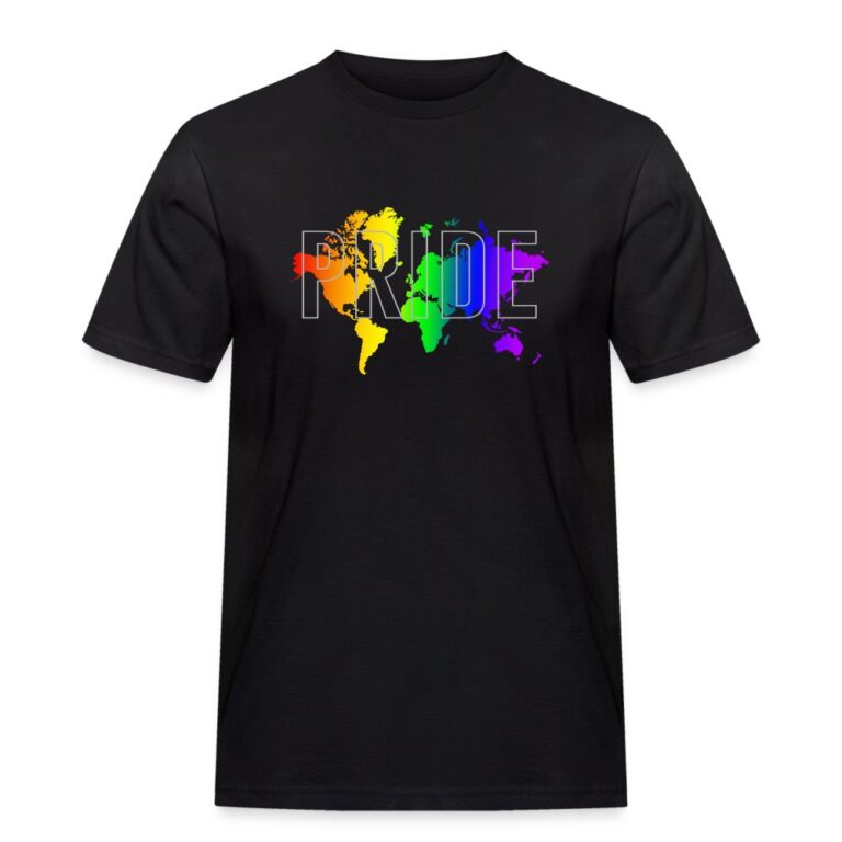 pride-worldmap-maenner-workwear-t-shirt-schwarz