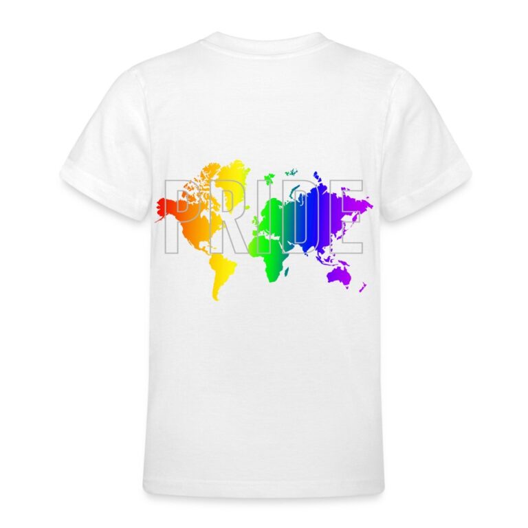pride-worldmap-teenager-t-shirt-weiss