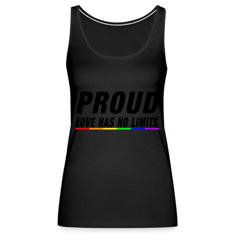 proud-love-has-no-limits-frauen-premium-tank-top-schwarz