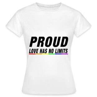 Love has no limits - Frauen T-Shirt Weiß