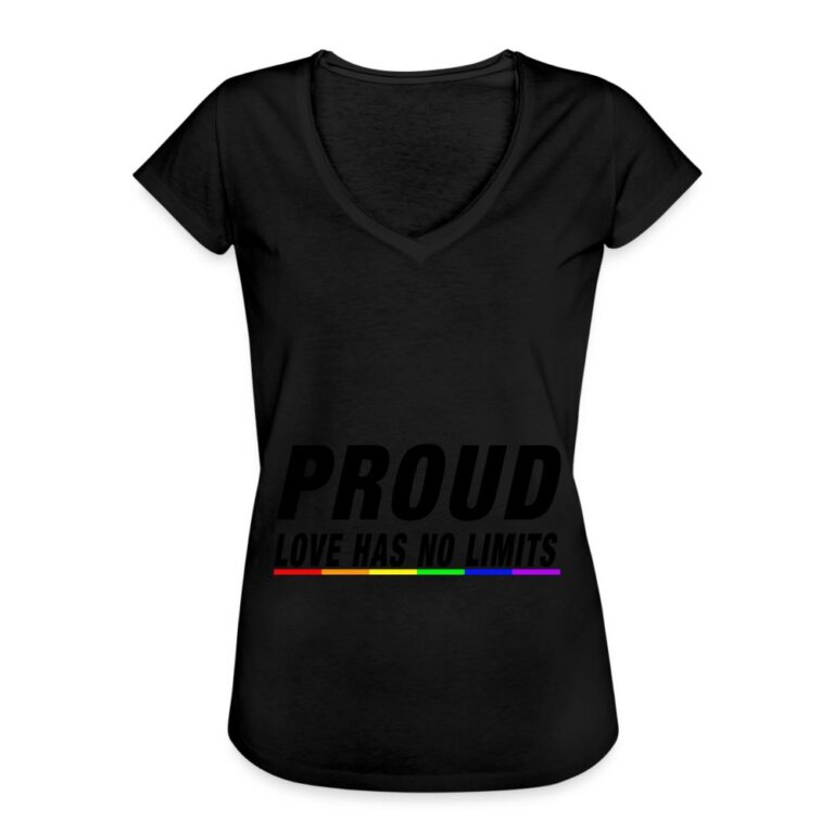 proud-love-has-no-limits-frauen-vintage-t-shirt-schwarz