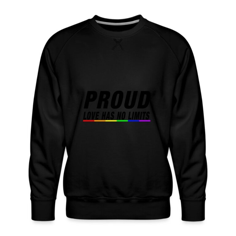 proud-love-has-no-limits-maenner-premium-pullover-schwarz