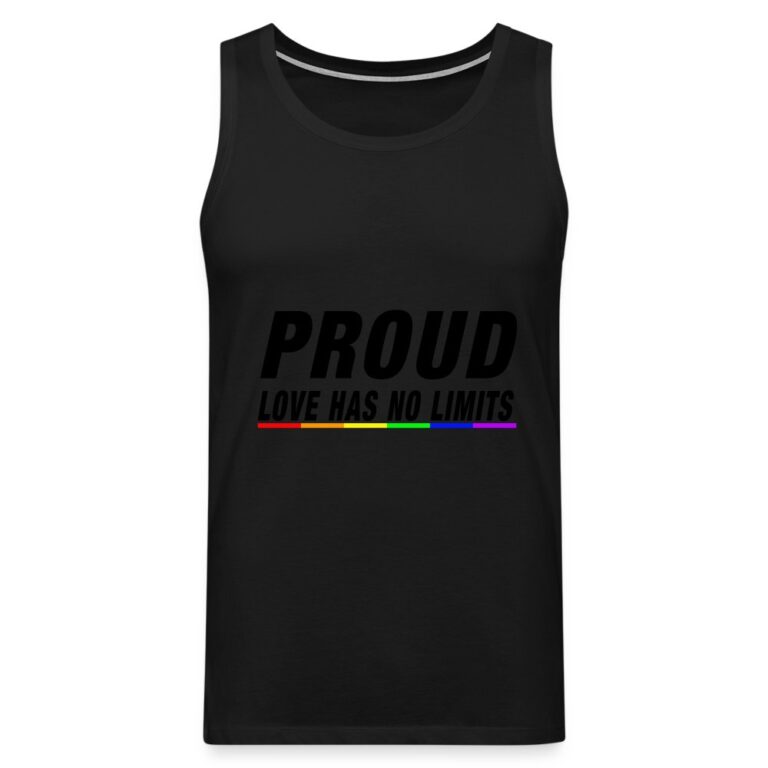 proud-love-has-no-limits-maenner-premium-tank-top-schwarz