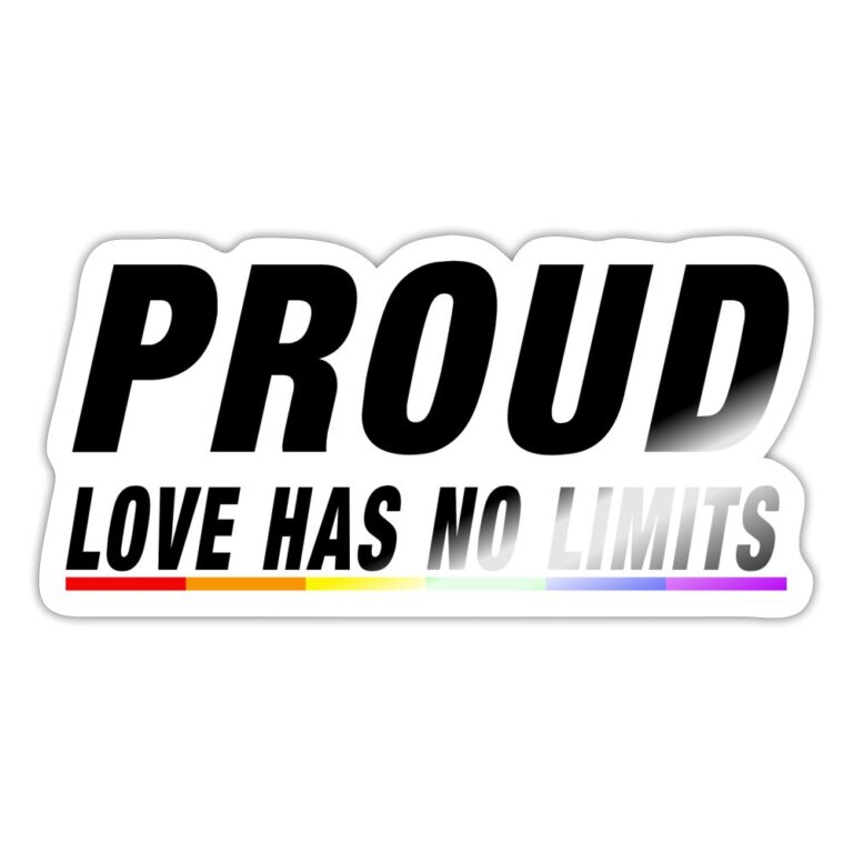 proud-love-has-no-limits-sticker-weiss-glaenzend