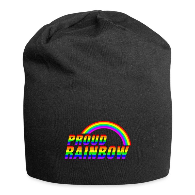 proud-rainbow-jersey-beanie-schwarz