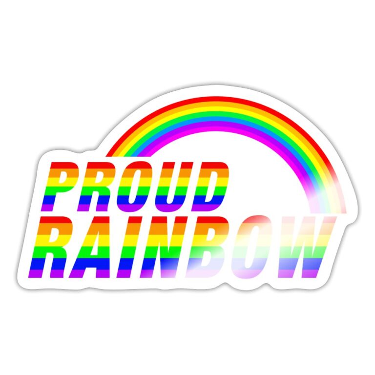 proud-rainbow-sticker-weiss-glaenzend