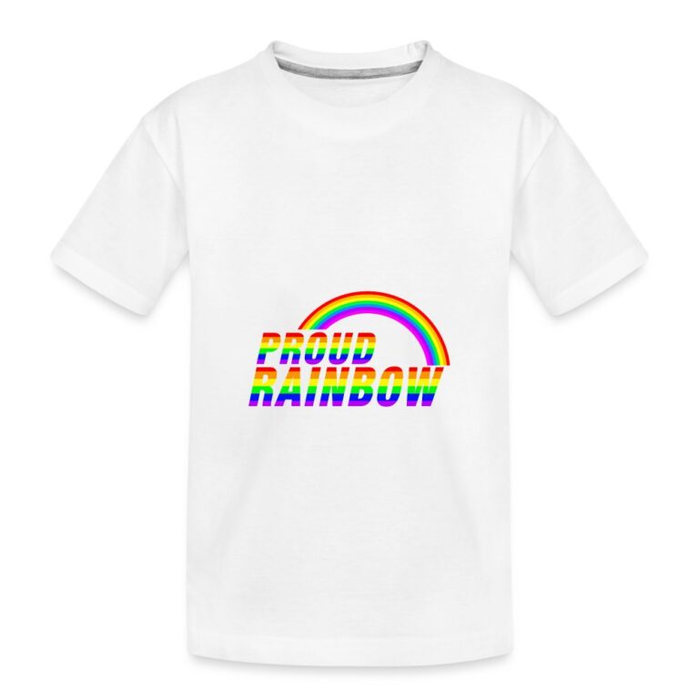 proud-rainbow-teenager-premium-bio-t-shirt-weiss
