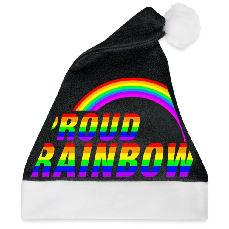 proud-rainbow-weihnachtsmuetze-schwarz-weiss
