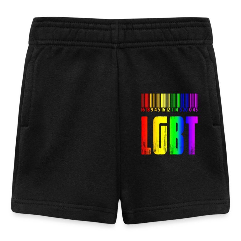 regenbogen-barcode-lgbt-design-baby-shorts-schwarz