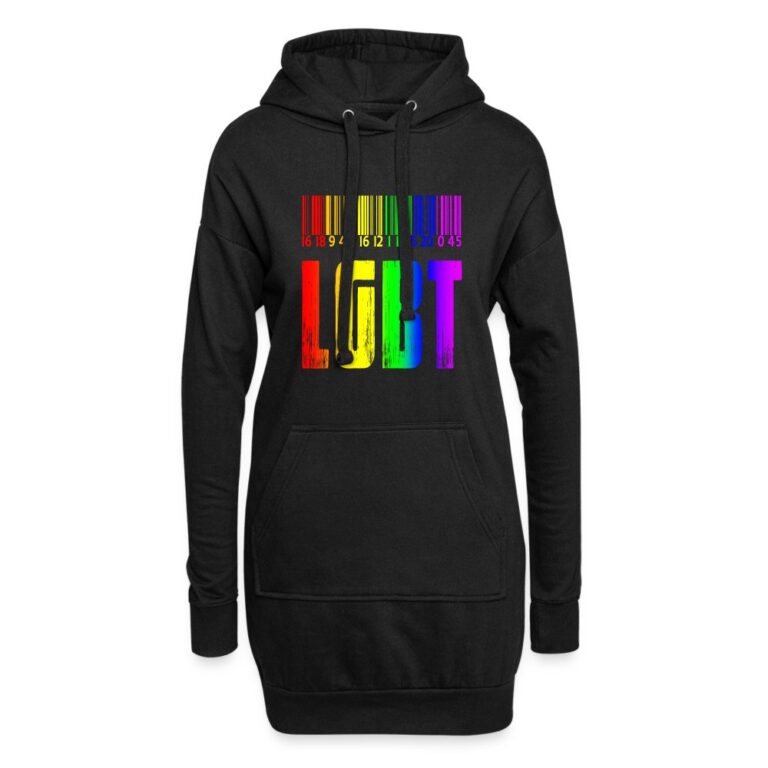 regenbogen-barcode-lgbt-design-hoodie-kleid-schwarz