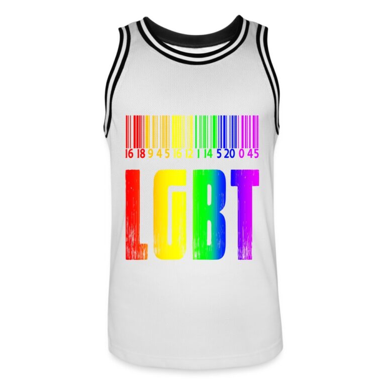 regenbogen-barcode-lgbt-design-maenner-basketball-trikot-weiss-schwarz
