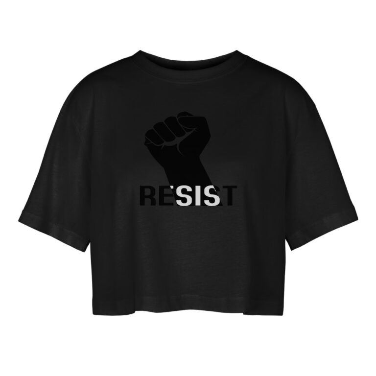 resist-frauen-oversized-cropped-t-shirt-schwarz