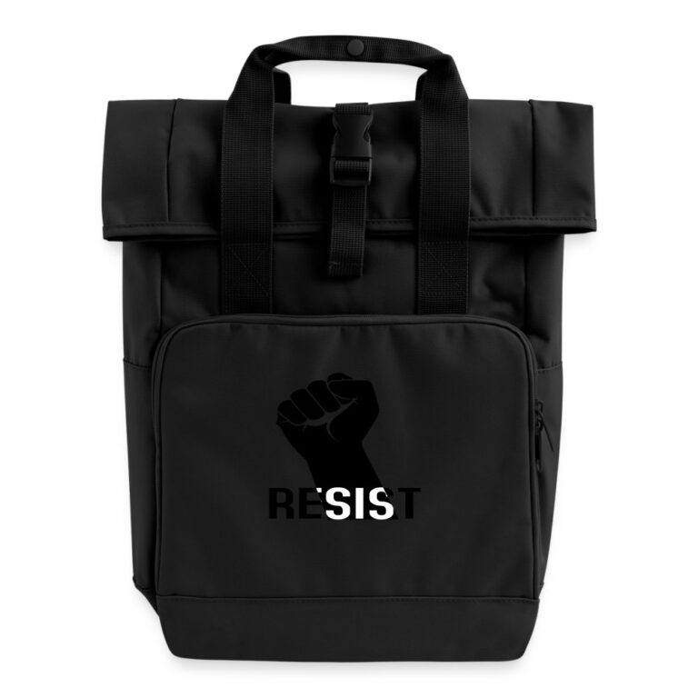 resist-rolltop-rucksack-mit-zwei-griffen-schwarz
