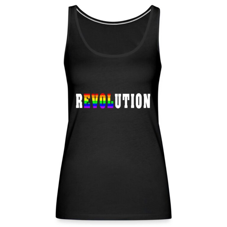 revolotion-frauen-premium-tank-top-schwarz