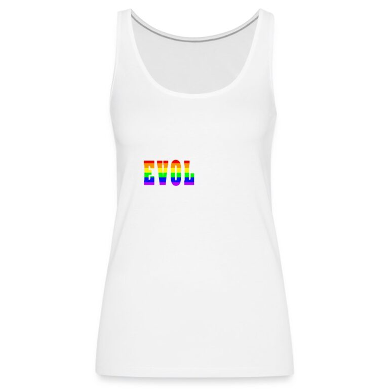 revolotion-frauen-premium-tank-top-weiss