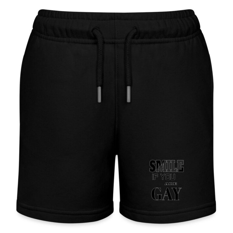 smile-if-you-are-gay-stanleystella-kinder-bio-joggingshorts-mini-bolter-schwarz